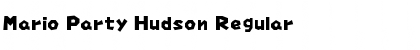 Download Mario Party Hudson Regular Font