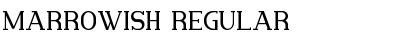 Download Marrowish Regular Font