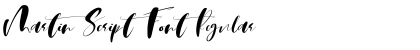 Download Martin Script Font Regular Font