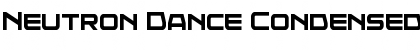Download Neutron Dance Condensed Regular Font