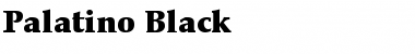 Download Palatino-Black Black Font