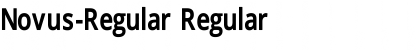 Download Novus-Regular Regular Font