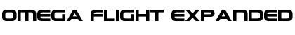 Download Omega Flight Expanded Font Download Omega Flight Expanded Font