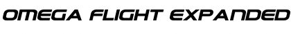 Download Omega Flight Expanded Italic Font Download Omega Flight Expanded Italic Font