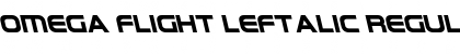 Download Omega Flight Leftalic Font Download Omega Flight Leftalic Font