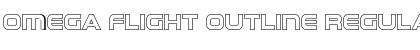 Download Omega Flight Outline Font Download Omega Flight Outline Font