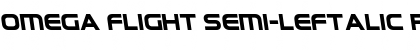 Download Omega Flight Semi-Leftalic Font Download Omega Flight Semi-Leftalic Font
