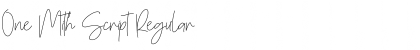 Download One Mith Script Font Download One Mith Script Font