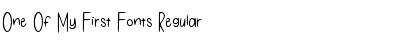 Download One Of My First Fonts Font Download One Of My First Fonts Font