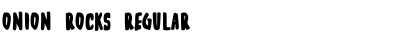 Download Onion Rocks Font Download Onion Rocks Font