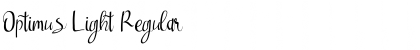 Download Optimus Light Font Download Optimus Light Font
