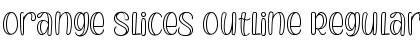 Download Orange Slices Outline Font Download Orange Slices Outline Font