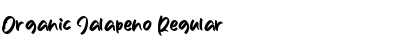 Download Organic Jalapeno Font