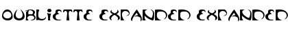 Download Oubliette Expanded Font