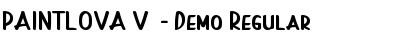 Download PAINTLOVA V2 - Demo Regular Font