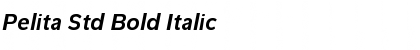 Download Pelita Std Bold Italic Font