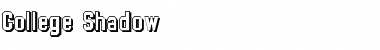 Download College Shadow Font