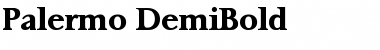 Download Palermo-DemiBold Regular Font