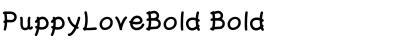 Download PuppyLoveBold Font Download PuppyLoveBold Font