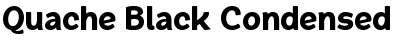 Download Quache Black Condensed Font