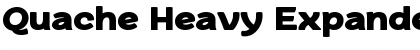 Download Quache Heavy Expanded Font