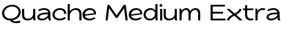 Download Quache Medium Extra Expanded Font