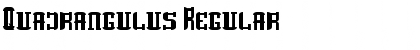 Download Quadrangulus Regular Font