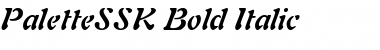 Download PaletteSSK Bold Italic Font