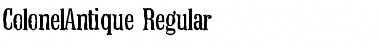 Download ColonelAntique Font