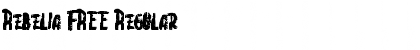 Download Rebelia FREE Font