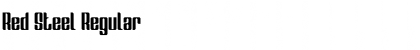 Download Red Steel Font