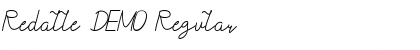 Download Redalle DEMO Font