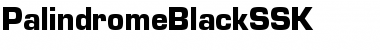 Download PalindromeBlackSSK Font