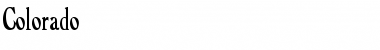 Download Colorado Font