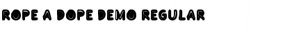 Download Rope A Dope Demo Regular Font