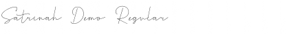 Download Satrinah Demo Font Download Satrinah Demo Font
