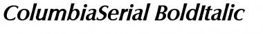 Download ColumbiaSerial Font