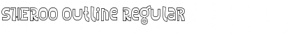 Download SHEROO Outline Regular Font