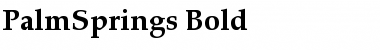 Download PalmSprings Bold Font