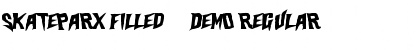 Download Skateparx Filled - Demo Regular Font