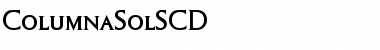 Download ColumnaSolSCD Regular Font