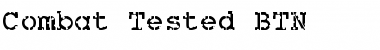 Download Combat Tested BTN Font
