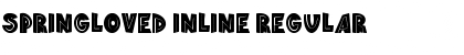 Download springloved inline Regular Font