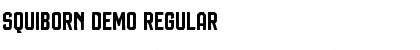 Download Squiborn DEMO Regular Font