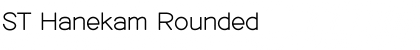 Download ST Hanekam Rounded Font