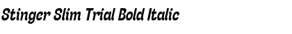 Download Stinger Slim Trial Bold Italic Font