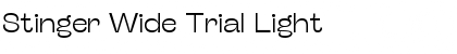 Download Stinger Wide Trial Light Font