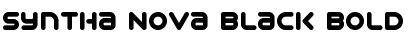Download Syntha Nova Black Bold Font