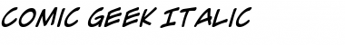 Download Comic Geek Font