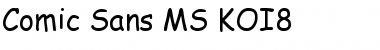 Download Comic Sans MS KOI8 Font